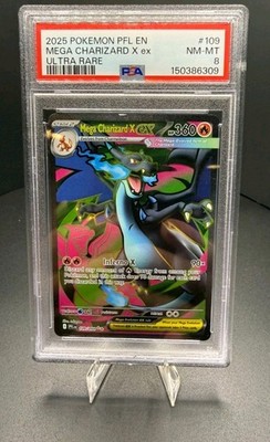 Pokémon TCG Mega Charizard EX 109/094 Hyper Rare PSA 8 | eBay
