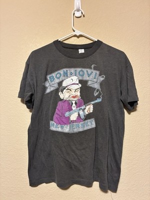 Vintage Bon Jovi T Shirt Mens Large New Jersey 1989 Brotherhood 