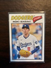 2026 Topps Heritage Roki Sasaki #39 Los Angeles Dodgers Baseball Card
