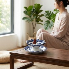 Teefilter, Teesieb, Teeaufsatz Aus Leichter Keramik mit Originellen Gravuren.