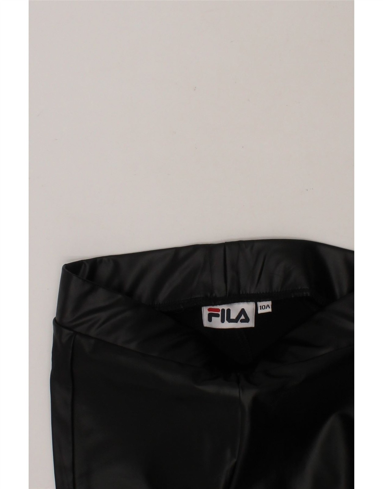 FILA Leggings Grafici Bambina 9 10 anni Nero Blocco Colore BG08