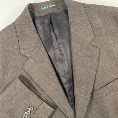 Vintage Lauren Ralph Lauren Men s 42L Wool Blazer Union Made Teamsters Canada 