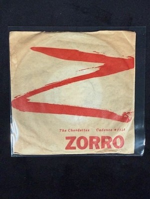 The Chordettes ~ Zorro / Love Is a Two-Way Street 7'' 45 Cadence Pic sleeve VG/VG
