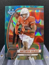 2024 Bowman U Chrome 1st Teal/Aqua Refractor Matthew Golden #129 Texas