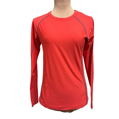 L.L.Bean SunSmart® UPF 50+ Long Sleeve Shirt Women NEW Coral Size S Activewear - Picture 1 of 8