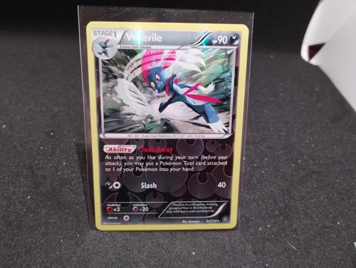 Weavile 61/114 Steam Siege Reverse Holo Pokemon NM - Picture 1 of 2