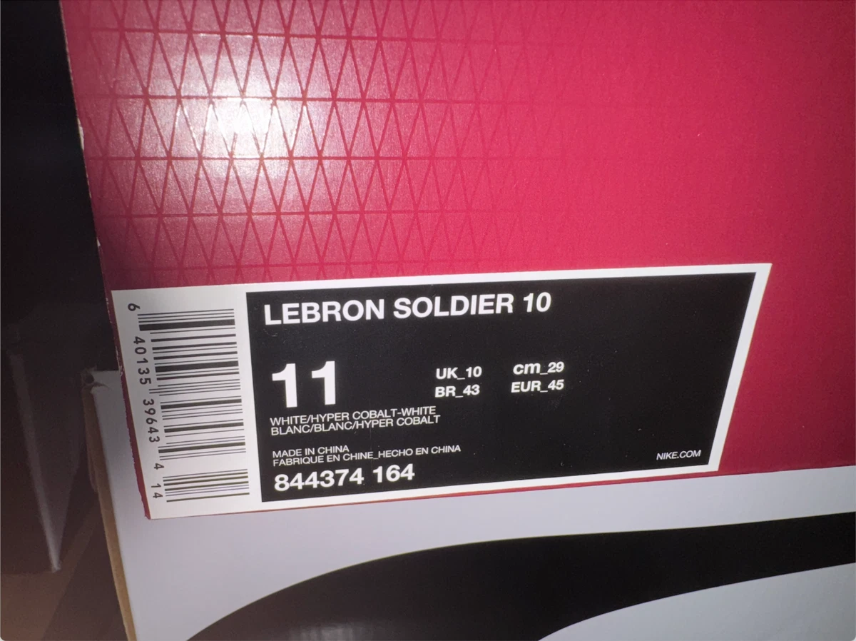 Nike LeBron Soldier 10 Hyper Cobalt for Sale | Authenticity