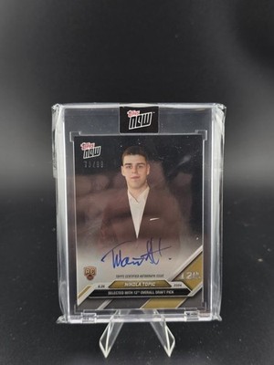 2024 Topps Now Nikola Topic NBA Draft RC Auto /99 #D8 Oklahoma City Thunder