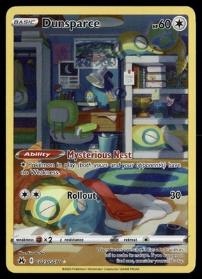 Dunsparce Crown Zenith: Galarian Gallery GG23/GG70 Pokemon TCG
