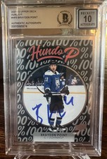2021-2022 Upper Deck Hundo P Brayden Point Autograph Signed Card - Beckett