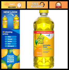 Multi-Surface Cleaner 2x Concentrated Lemon Fresh Scent, 80 Fl Oz, Powerful Clea