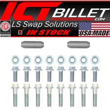 ICT Billet LS Mid Motor Plate Hardware Kit