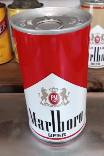REPLICA Beer Can MARLBORO Miller Brewing TEST Air Sealed Empty