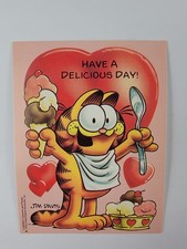 Vintage 1978 Garfield Cartoon Valentine Card Memorabilia Retro 70s Collage