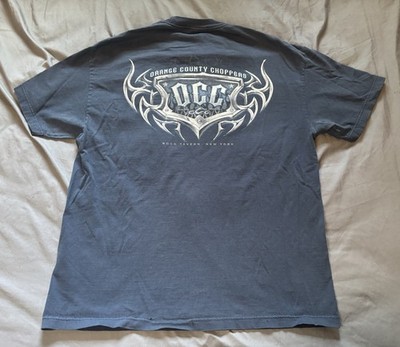 Orange County Choppers Shirt Mens XL Black OCC Biker Motorcycle Vintage Y2K