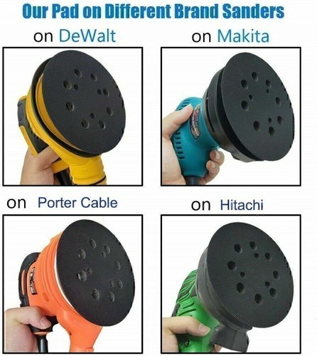 5 Zoll 125 mm Schleifbasis Pad passend für Makita BO5021 BO5041 Hitachi SV13YA SV13YB Schleifer - Bild 9 von 13