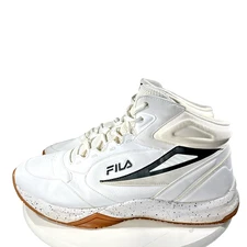 FILA Torranado Evo 2 Mens Size 13 Basketball Shoes White Leather Sneakers High
