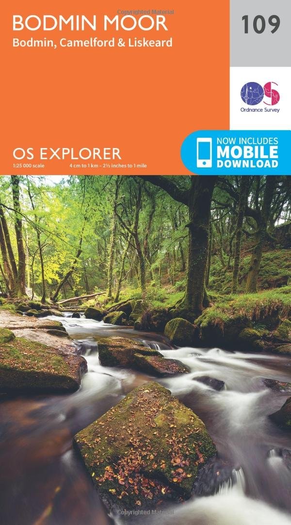Bodmin Moor Map | Bodmin, Camelford & Liskeard | Ordnance Survey | OS Explorer Map 109 | England | Walks | Hiking | Maps | Adventure - Image 5