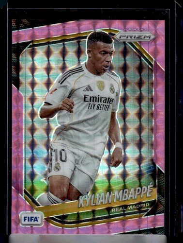 Kylian Mbapp 2025 Panini Prizm Kylian Mbapp #181 Pink