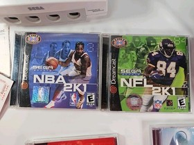 2000 SEGA DREAMCAST CONSOLE SPORTS EDITION BUNDLE W/Games And Box