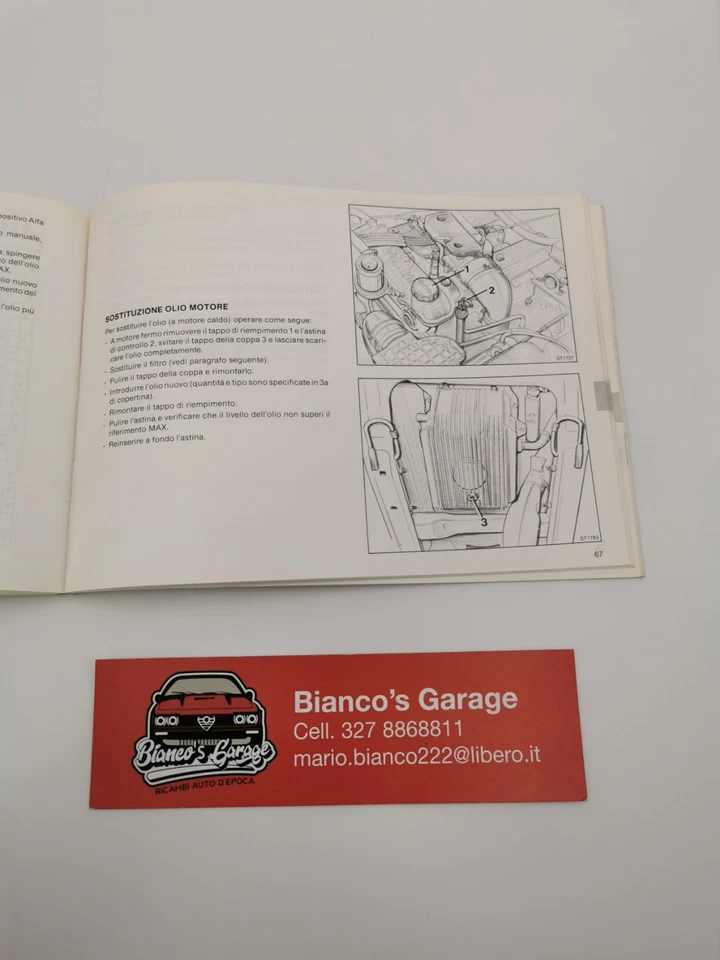 Manuale Alfa Romeo 75 Turbo - Immagine 3 di 4
