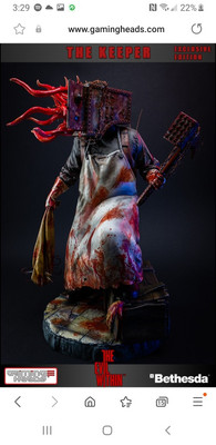 Gaming Heads Evil Within  Keeper Statue.read Description. 