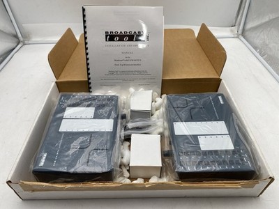 Lot of 2 Broadcast Tools ICM-16/DT2 Intercom Station w/ Accessories