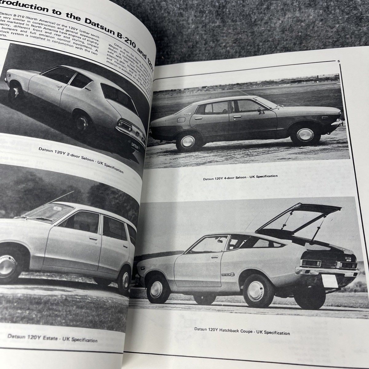 Datsun B-210 Service Repair Manual Wiring Diagrams 1973 1974 1975