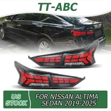 TT-ABC LED Tail Lights for Nissan Altima Sedan 2019-2025 Tail Light Smoked Lens