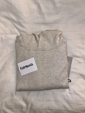 Fear of God Essentials Oatmeal Hoodie (BACK LOGO) Size M