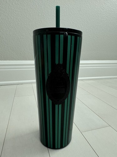 Disney Parks 2024 Starbucks The Haunted Mansion 26oz Stahl Becher Tasse mit Strohhalm - Bild 4 von 6