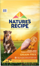 Nature's Recipe Grain-Free Chicken, Sweet Potato Pumpkin Dry Dog Food, 24lb