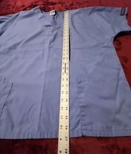 Cherokee Large Scrub Top. 3 Pockets. Classic Blue Color. V Neck.