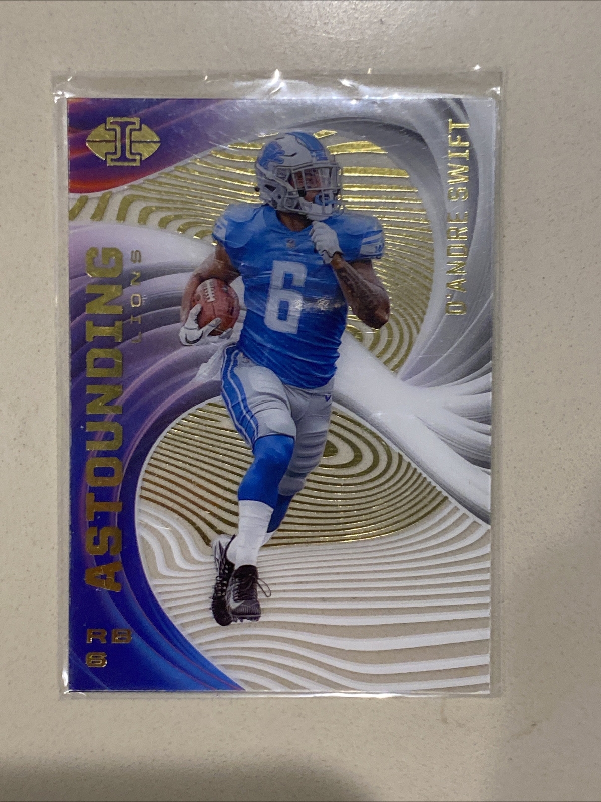 2020 Panini Illusions - D’Andre Swift Astounding Rookie #A5 Detroit Lions RC