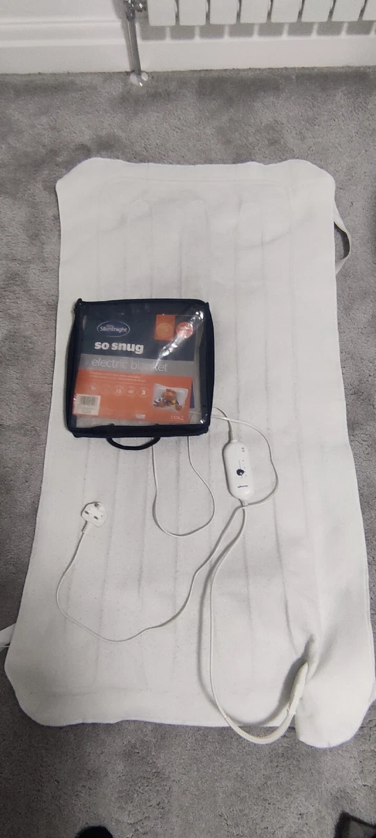 NEW SINGLE SILENTNIGHT SO SNUG ELECTRIC BLANKET