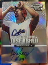 2013 Prizm Perennial Draft Picks Prospect Signatures Silver Jose Abreu #48 Auto