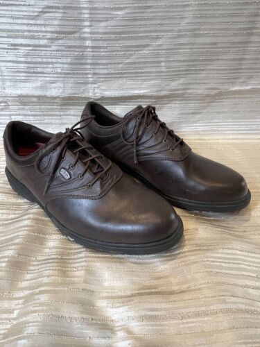 Callaway Brown Leather Golf Shoes Size 9 - Afbeelding 1 van 10