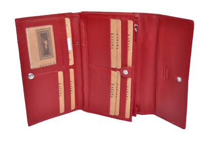 KATANA Compagnon de voyage porte chéquier femme en cuir réf 553050 (3 coul.)