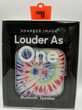Sharper Image Bluetooth Speaker Louder As One Rechargeable W/ Cord (Brand New)