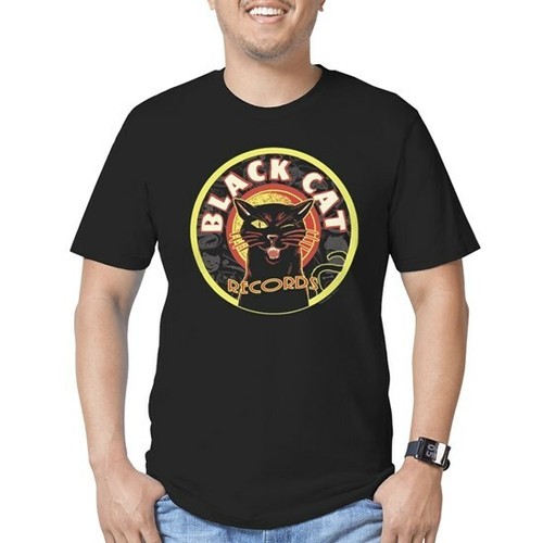 Buy Black Cat Records T-Shirt Online in 