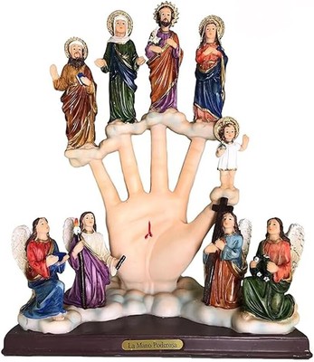 Alliance 12'' La Mano Poderosa The Powerful Hand Statue Figure Saints Santos