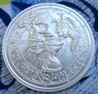 2 oz. 2021 TEMPUS FUGIT (Time Flies) thick BU rounds .999 fine silver