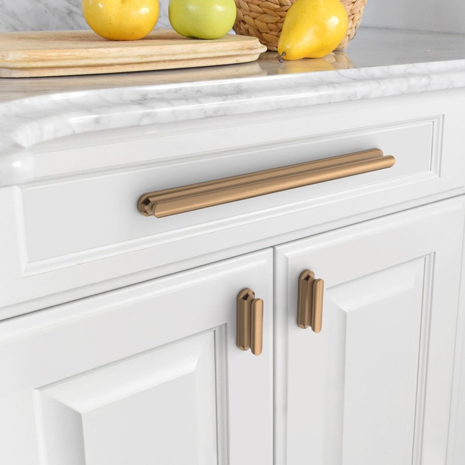 Asidrama 10 Pack 10 Inch254mm Champagne Bronze Kitchen Handles