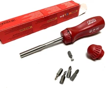 NEW Snap-on 100th Anniversary Ratcheting Screwdriver SSDMR4BMRZ with 4 Bits