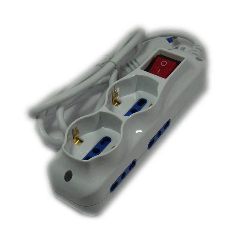 Bloc Multiprises "Usb 3,4A" (5 Prises, Protection Contre La Surtension, Prises Tournées À 45 - Foto 13