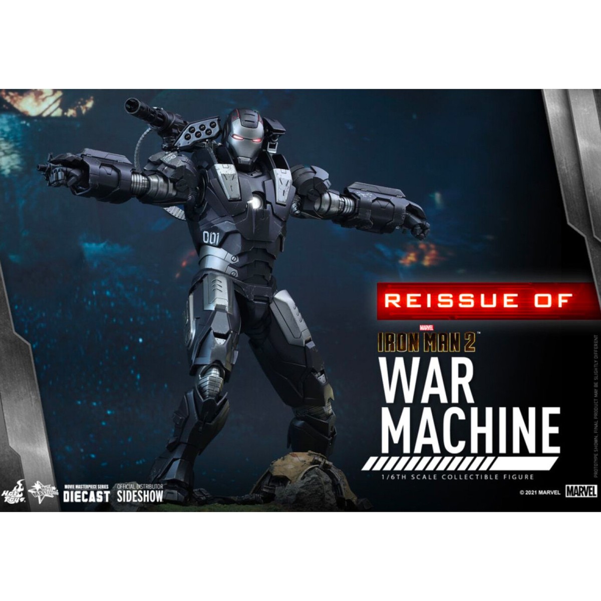 Hot Toys MMS331-D13 Iron Man 2 - War Machine Diecast for sale