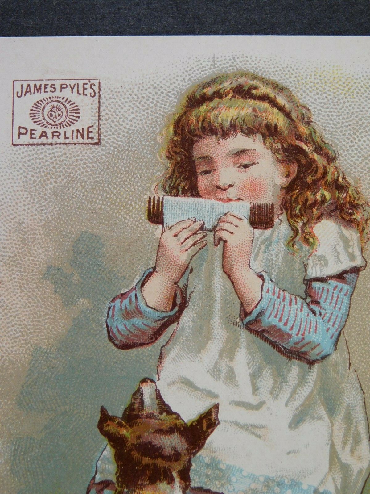 Victorian Advertising Trade Card - James Pyle's Pearline Washing Compound