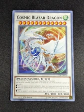 Yugioh - Cosmic Blazar Dragon LED6-EN029 1st Edition Common NM