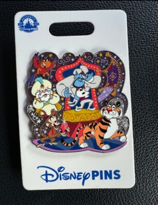 Disney Pin 2023 Aladdin Genie Sultan Abu Rajah Iago Supporting Cast #154733 New