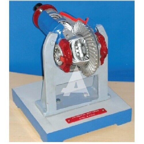 Conjunto de engranajes diferenciales modelo de sección de corte real - laboratorio de ingeniería educativo - Imagen 1 de 2